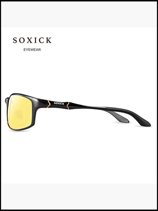 Night Driving Glasses Anti Glare Polarized Yellow Tint UV400 for Men Women main image 5